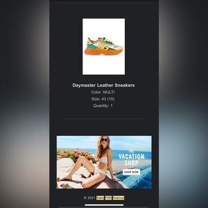 Dolce & Gabbana Day master sneakers size 10 only worn once got from Saks Fifth